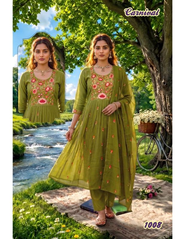 Desi kudi carnival 3pcs wholesale rate kurtis online